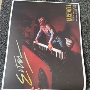 Elton John Farewell Tour Poster